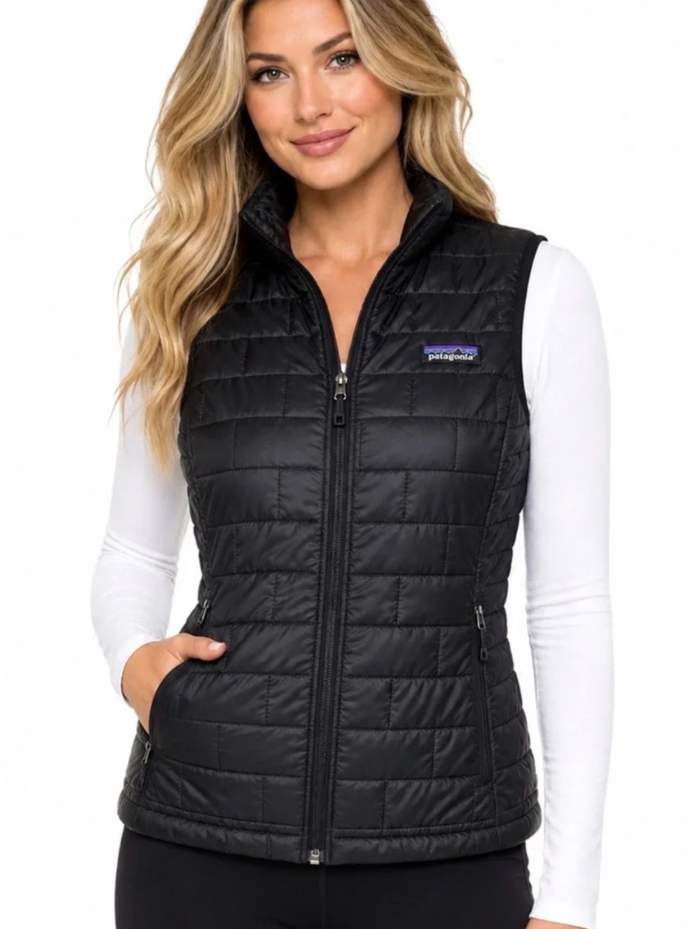 Patagonia Women’s Nano Puff PrimaLoft Vest Black Size XL